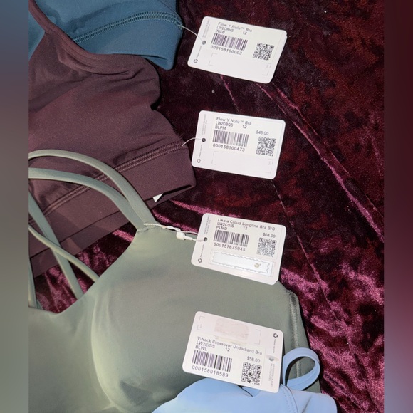 Lululemon Athletica NWT Sports Bra Tops Bundle of 4 All in Women’s Size 12 - Picture 7 of 12
